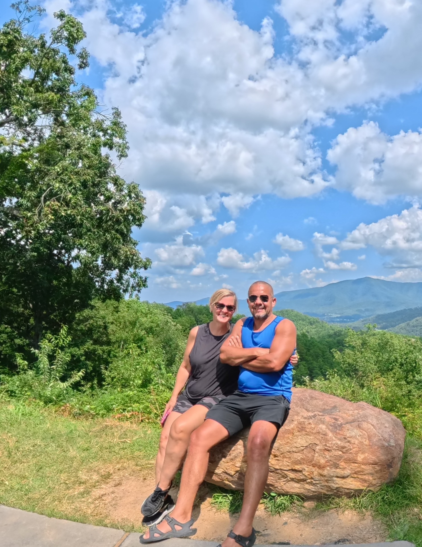 Christian and Michelle overlooking the Guanacaste mountains