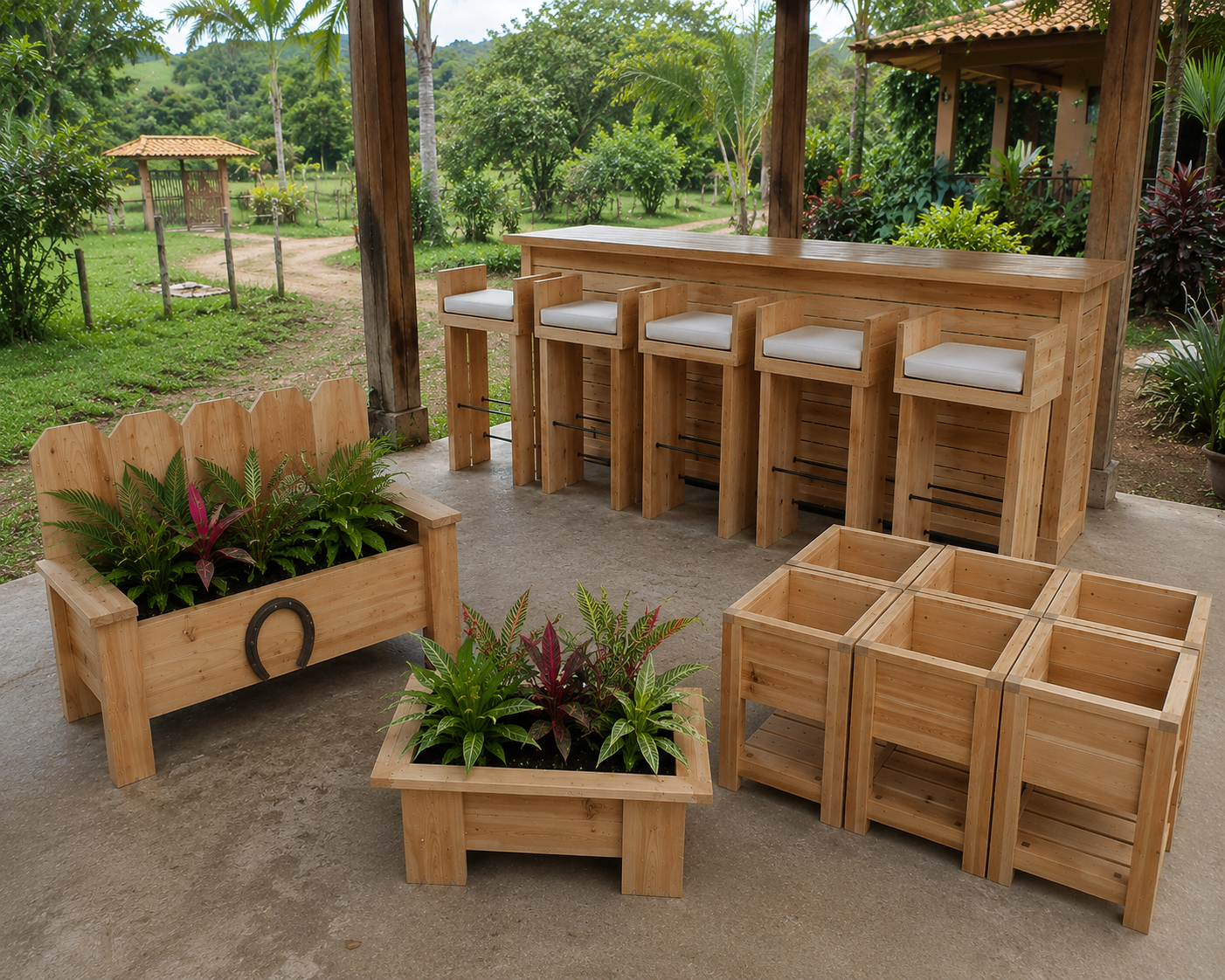 Planter Benches & Raised Garden Beds