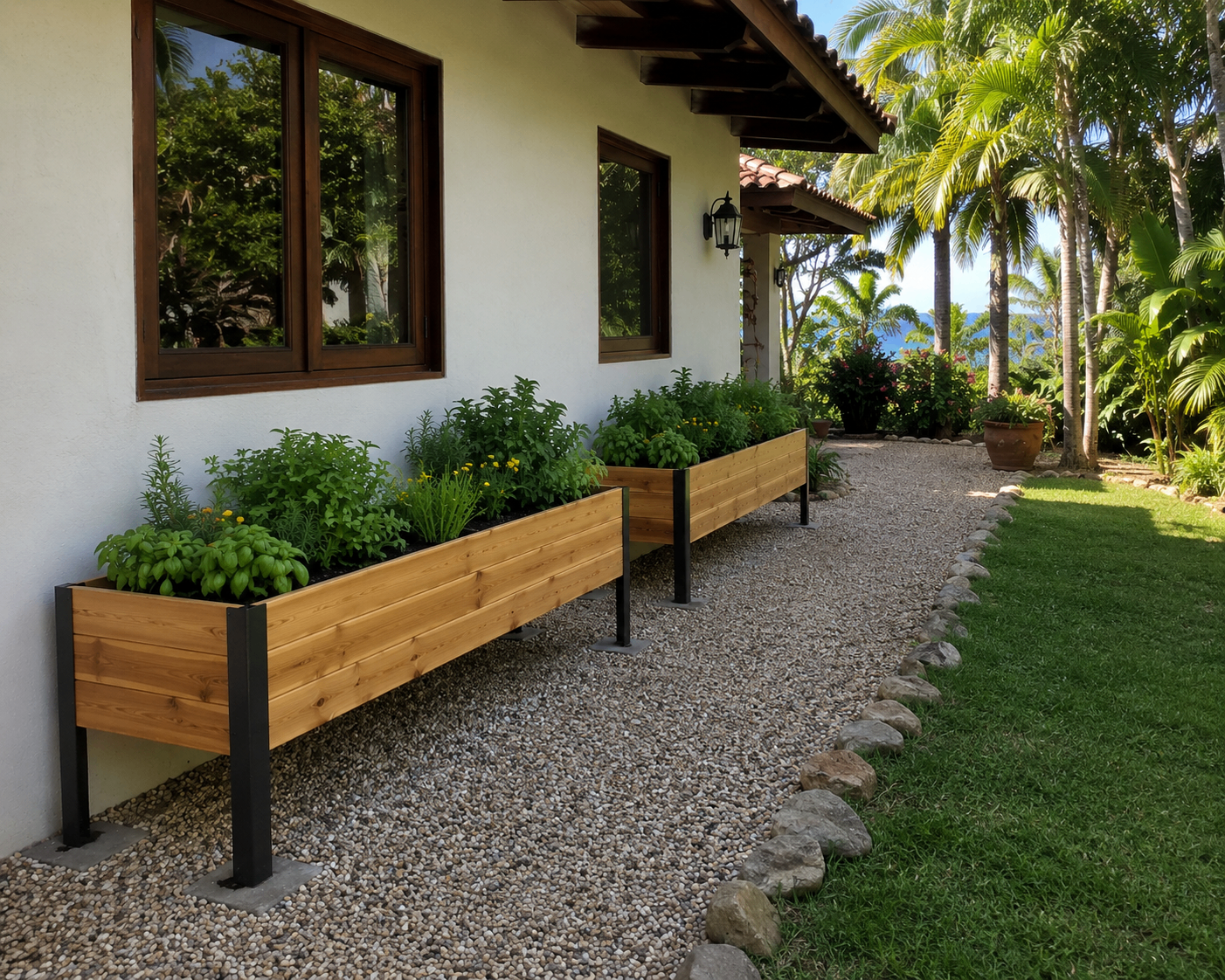Raised Garden Bed System